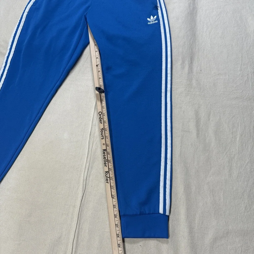 adidas Vintage Men's M Blue/White 2-Pc Tracksuit Full Zip Jacket & Pants